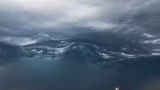 Timelaspe of undulatus asperatus clouds gravity waves [upl. by Aronow]