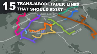 15 RegionalTransjabodetabek Lines That Should Exist [upl. by Tarabar]