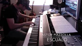 Escualo Astor Piazzolla Piano Solo Arrangement by Matias Piegari [upl. by Engapmahc]