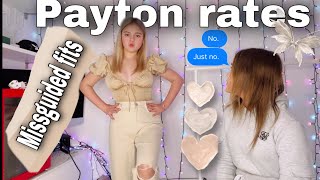 Payton rates my Missguided fits  cream aesthetic [upl. by Nnaear58]