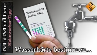 Wasserhärte bestimmen mit Teststreifen 💧Wasserhärtegrad bestimmen👉🏻 So gehts [upl. by Marybeth]