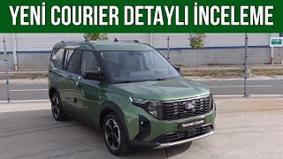 2024 Yeni Ford Tourneo Courier Detaylı İnceleme  TR’de İLK OA FARKIYLA [upl. by Helve]