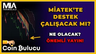 MİATEK’TE DESTEK ÇALIŞACAK MI MIATK Hisse Teknik Analiz  Borsa Yorum [upl. by Onitnelav]