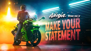 The AllNew 2024 Kawasaki Ninja 500  Official Video [upl. by Ryun]