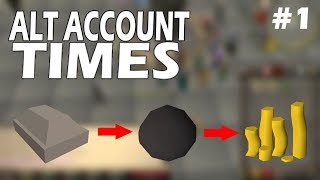 OSRS HOW LONG Does It Take To Make An ALT ACCOUNT  1 Cannonball Alt [upl. by Annoj]