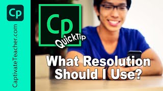 Adobe Captivate  What Resolution Should I Use [upl. by Nnayelhsa]