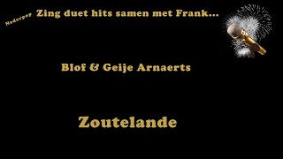 Blof amp Geije Arnaerts  Zoutelande Zing Maar Mee Met Frank [upl. by Nnayrb]