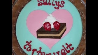 Sallys Zitronentorte mit Fondant  Fondanttorte  Sallys Welt [upl. by Marcelia]