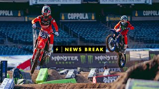 A Busy Track amp Title Fight Sets The Tone For The 2023 Oakland Supercross [upl. by Etnwahs540]