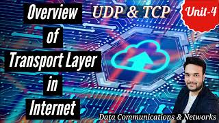 Transport Layer in Internet  UDP  TCP  Data communication and Networks [upl. by Cathe912]