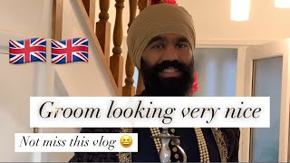 Today wedding solihull Birmingham 🇬🇧 UK birmingham Turban trending vlog panjabi music [upl. by Lubet680]