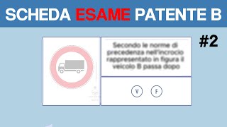 SCHEDA ESAME PATENTE B 2024 2 [upl. by Llevron]