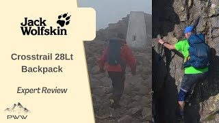 Pack It Up and Hit the Trail A Closer look at the Jack Wolfskin Crosstrail 28Lt Backpack [upl. by Freud]