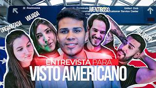 QUEM É VOCÊ NA ENTREVISTA DO VISTO AMERICANO [upl. by Akyeluz]