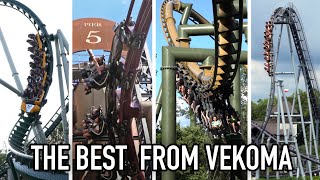 Top 15 Roller Coasters by Vekoma Rides [upl. by Aikemehs]