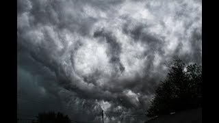 Thunderstorm Produces Amazing Asperitas Clouds  Video Photo and Epic Time Lapse 051518 [upl. by Coletta884]