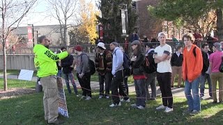 University of Louisville  College Campus Open Air Preaching  Kerrigan Skelly [upl. by Mashe]