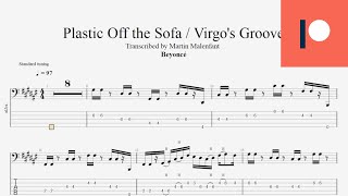 Beyoncé  Plastic Off the Sofa  Virgos Groove bass tab [upl. by Mikal156]