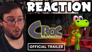 Gors quotCroc Legend of the Gobbos Remastered Teaser Trailerquot REACTION [upl. by Zimmerman87]