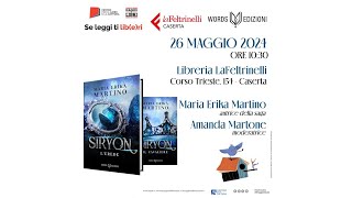 Presentazione Siryon presso La Feltrinelli Caserta [upl. by Ahsimik615]