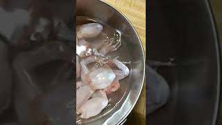 Frogs legs with salt [upl. by Anneis]