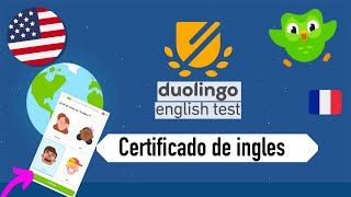 Certificado Internacional de Idiomas DUOLINGO ENGLISH TEST [upl. by Keyek]