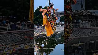 🚩 Durga Maa Bidai status 🙏❤️🙏 4k Mata Rani Visarjan 😭😭💔 durga durgapuja shorts sad visarjan [upl. by Nedah115]