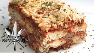 3 CHEESE LASAGNA  VIDEO RECIPE [upl. by Ettennyl]