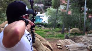 Cam shooting over Joe Rogans pool [upl. by Esinek]