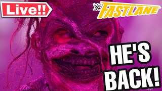 🔴LIVE🔴 THE FIEND RETURNS WWE FASTLANE REVIEW [upl. by Aramat]