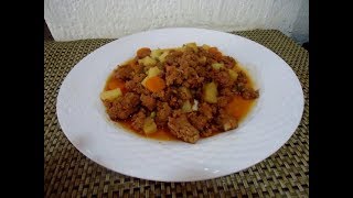 PICADILLO TRES CHILES [upl. by Hardigg890]