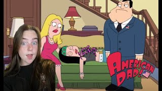 American Dad  Francine Best Moments REACTION [upl. by Ahsilra]