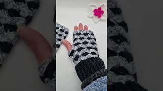 mitaines au crochet crochet [upl. by Jaquelin]