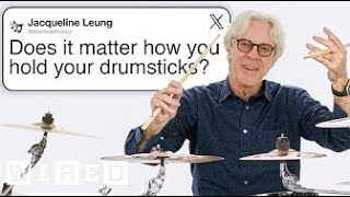 Stewart Copeland Answers Drumming Questions From Twitter  Tech Support  WIRED [upl. by Ettenot847]