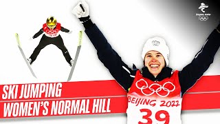 Ski Jumping  Full Replay  Womens Normal Hill  Beijing2022 [upl. by Aroved]