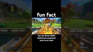 fun fact in mario kart 8 deluxe with shells mario mariokart mk8dx nintendo [upl. by Aitital]