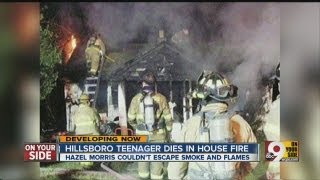 Hillsboro house fire kills 15yearold [upl. by Siuoleoj121]