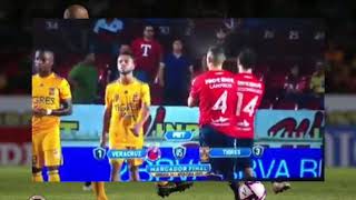 Jugadores de Veracruz aplauden quotsarcásticamentequot a los jugadores de Tigres Veracruz vs Tigres 13 [upl. by Nelsen]