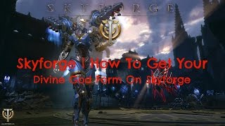 SkyForge  How TO Get Your Divine God Form On Skyforge  PS4 [upl. by Ennovahc]