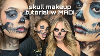 TATE LANGDON MAKEUP TUTORIAL W MADI  easiest halloween costume out there [upl. by Ready]