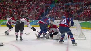 Canada 32 Slovakia  Mens Ice Hockey SemiFinal  Vancouver 2010 Winter Olympics [upl. by Sugar]