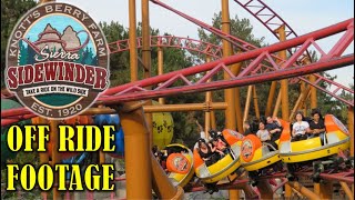 Sierra Sidewinder at Knotts Berry Farm OffRide Footage No Copyright [upl. by Nosiram464]