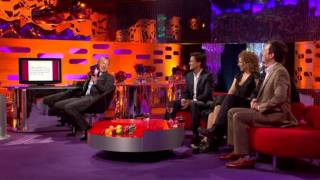 Graham Norton Show Texts from last night Bradley Cooper Ed Helms Alex Kingston and Rob Lowe [upl. by Craw]