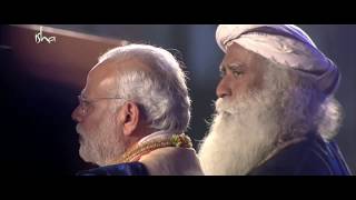 Adiyogi  Kailash kher  Live performance  PM Modi  Sadhguru [upl. by Thorman]