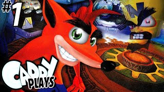 Caddy Plays Crash Bandicoot 2 Part 1 PS1 100 RUN [upl. by Aimal]