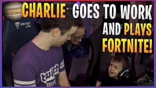 Charlie goes to work and plays Fortnite  DrLupo [upl. by Mellette312]