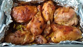 Como fazer Coxa e Sobrecoxa de Frango Assada no Forno [upl. by Reste]