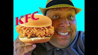 KFC® Crispy Colonel Chicken Sandwich REVIEW [upl. by Uriel154]