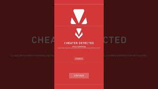 My first ever cheater detected screen valorant [upl. by Nohcim]