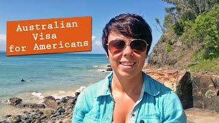 Australian Working Holiday Visa for Americans [upl. by Aylmar]